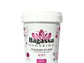 Bagassa 50 shades of pink Soft - сахарная паста розовый кокос 1400 гр