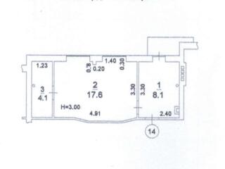 Продам однокомнатную квартиру на Фонтане, из красного кирпича