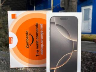 Запечатанный - 16 Pro Max 256gb Natural - 2 года гарантия Orange!