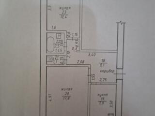 2-комнатная квартира, 50 м², Центр, Дубоссары