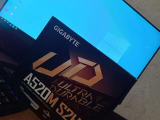 Практически новая Gigabyte A520M S2H – использовалась всего один раз!