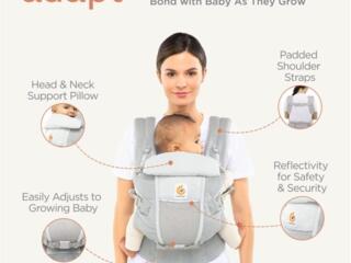 Ergobaby Adapt Baby Carrier для новорожденных с рождения, 3-позиционны