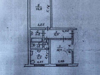 Предлагается к продаже двухкомнатная квартира площадью 55 кв.м, ...