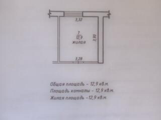 Продается комната в общежитии коридорного типа