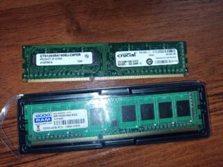 DDR3 1333 и 1600 (две по 4гига)