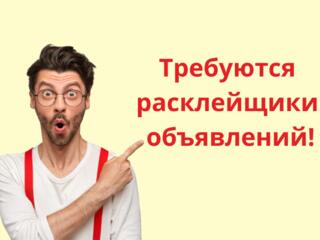 Требуются расклейщики объявлений!