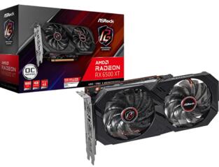 Видеокарта ASRock AMD Radeon RX 6500 XT.