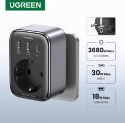 Продам зарядное устройство Ugreen 30W Outlet Extender 2×USB-A, 1×USB-C