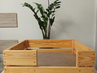 Уютная кровать из массива сосны для вашего питомца!