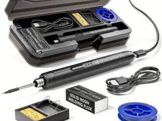 Паяльники на аккумуляторе и от сети 220В, а также мультиметр! Новые!