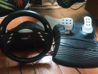 Руль с педалями игровой (для nfs например)