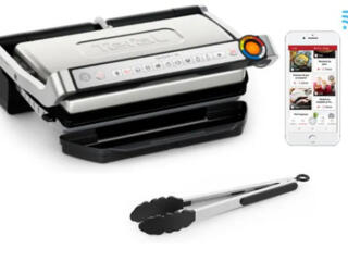Электрический гриль TEFAL OptiGrill+ XL GC728D10, 2000 W, 9 автоматич