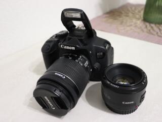 Продам Canon 700D 18-55 mm STM + объектив EF 50mm f/1.8 II