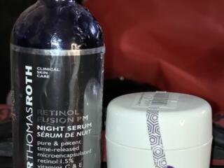 Peter Thomas Roth ретинол сыворотка и Tatcha Rice polish