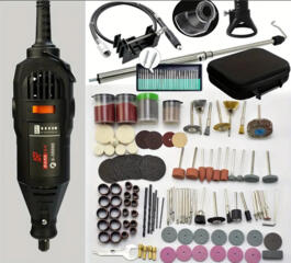 Burghiu gravator 180В 220В с аксессуарами на 195 шт burghiu