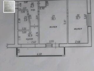 2-х комн., Парканы, Центр.