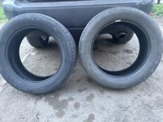 235/55R18 Две покрышки, M+S, Michelin