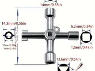 Новый многофункциональный универсальный инструмент 4-в-1 для сантехники и электрики.
60