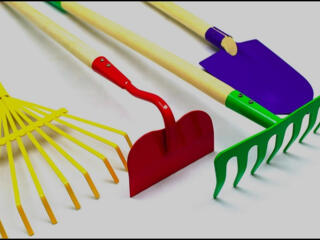 Грабли, виллы, сапки, тябка, пика, лопата (штыревая и совковая)и т. Д.