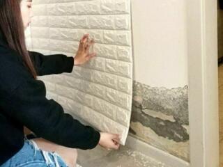 Стеновые самоклеящиеся пвх панели 3D. Гибкий мрамор.