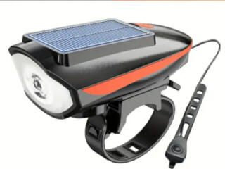 Продаётся велосипедный фонарь с мощным звуковым сигналом. Заряжается от USB