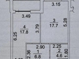 1 к. квартира в ЖК Модерн 51 м Состояние от строителей Срочная продажа