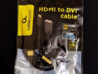 Продам новый запечатанный кабель hdmi/dvi.