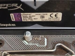 Комплект игровой памяти 4х4gb= 16gb ddr3 2400mhz!!! kingston hyperx