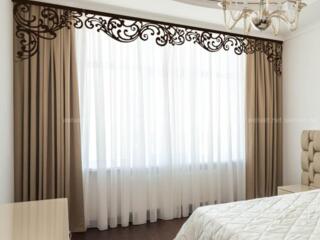 Готовый Ламбрекен. Лазерная резка.