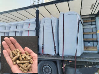 Peleți angro "EIEGS A1" Stejar 80% + Pin 20% / Пеллеты оптом