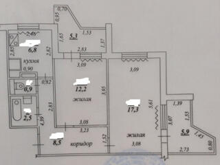 Продам 2-х ком. кв. 5/9 Хомутяновка г. Бендеры жилая.