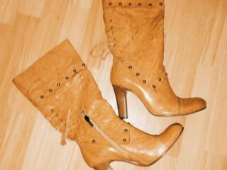 Сапоги кожаные 40 размер