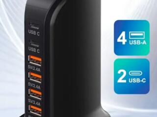 Зарядный хаб, новый, в упаковке.