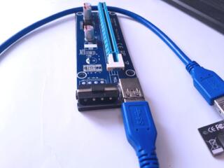 PCI-E райзер PCEI64P-N07 007S USB 3.0 x16 для GPU СОВРЕМ-Х ВИДЕОКАРТ