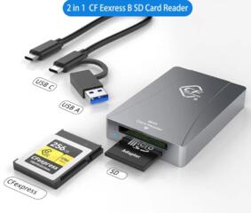 Картридер с двумя слотами CFexpress Type B и SD