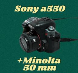Sony A550 — это не просто камера