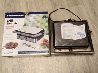 Гриль электрический Б/У. Есть коробка, покупался в хайтеке, видны след