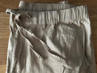Продам мужские льняные джоггеры фирмы Uniqlo, размер (48-50)