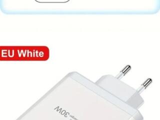 30 Вт 6 USB. Быстрая зарядка Универсальное зарядное устройство для