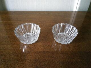 Розетки для варенья стеклянные, 2 шт.