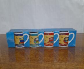 Набор мини-кружек для кофе, 50 мл, 4 перс.