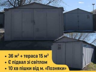 довгострокова оренда бокс в гаражному комплексі Київ, Дарницький, 5000