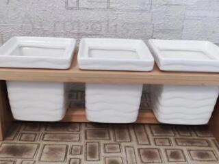 Органайзер дерево, фарфор