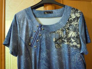 Нарядное летнее платье 50 размера, использовалось 2 раза