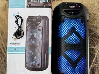 Колонка Bluetooth беспроводная, большая, громкая с подсветкой