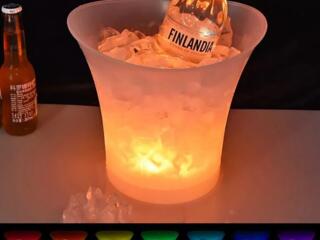 LED-ведро для льда, 5 л, 4 цвета