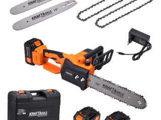 Аккумуляторная цепная пила Kraft&Dele БЕНДЕРЫ СТРОЙ ДВОР Титова 80