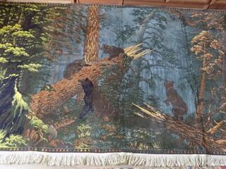 Ковер ГДР "Утро в сосновом бору. " Шерсть. 2.5х1.5м