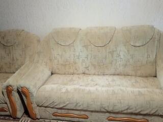 Софа и 2 раскладных кресла