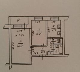 Предлагается к продаже двухкомнатная квартира на Паустовского. Общая .